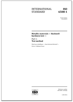ISO 6508-1:2016 《金属材料 洛氏硬度试验 第1部分：试验方法》国际标准（英文版）
